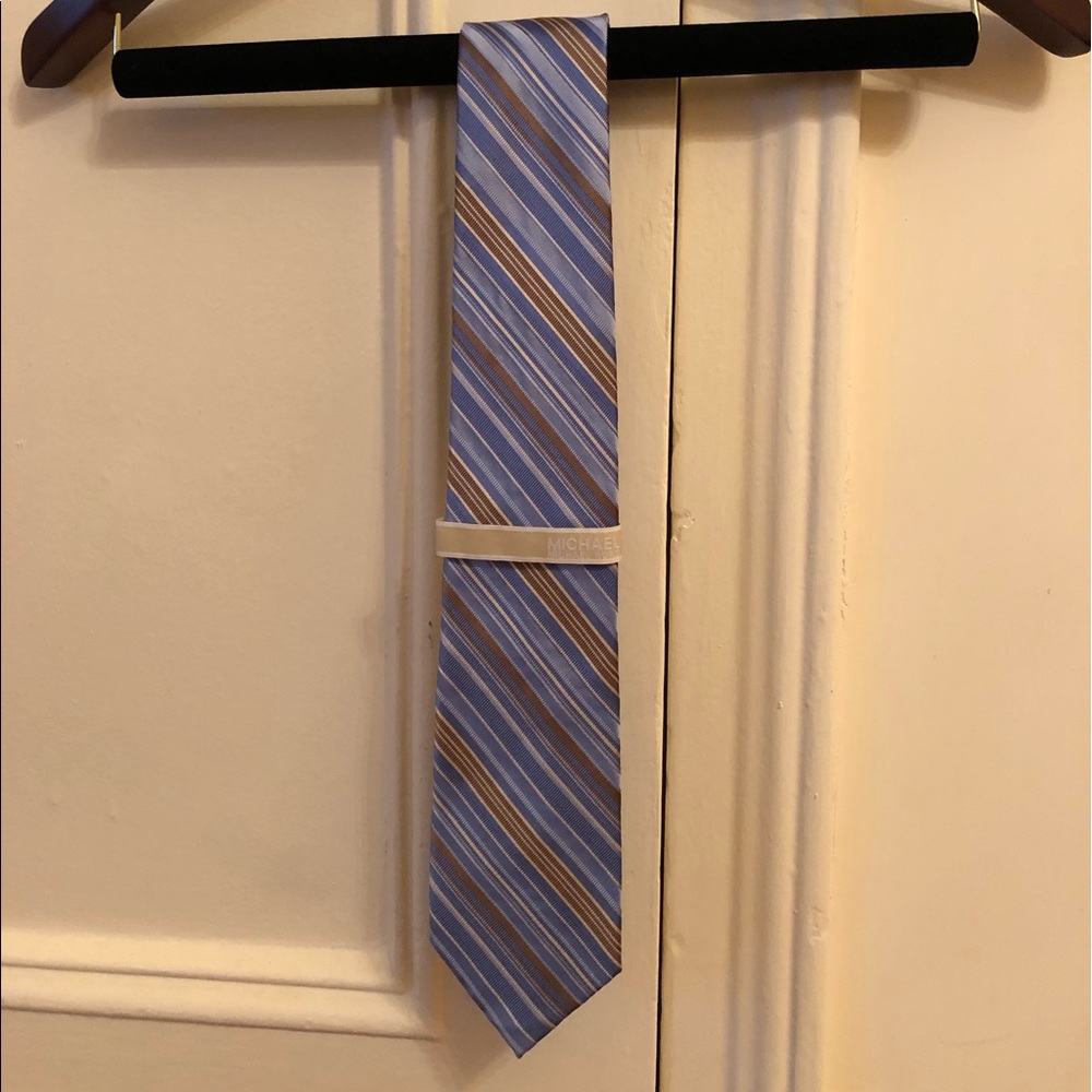NWT Michael Kors striped tie